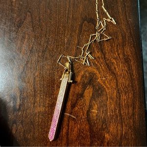 Stella & Dot Swarovski Rebel Pennant- Rose Gold